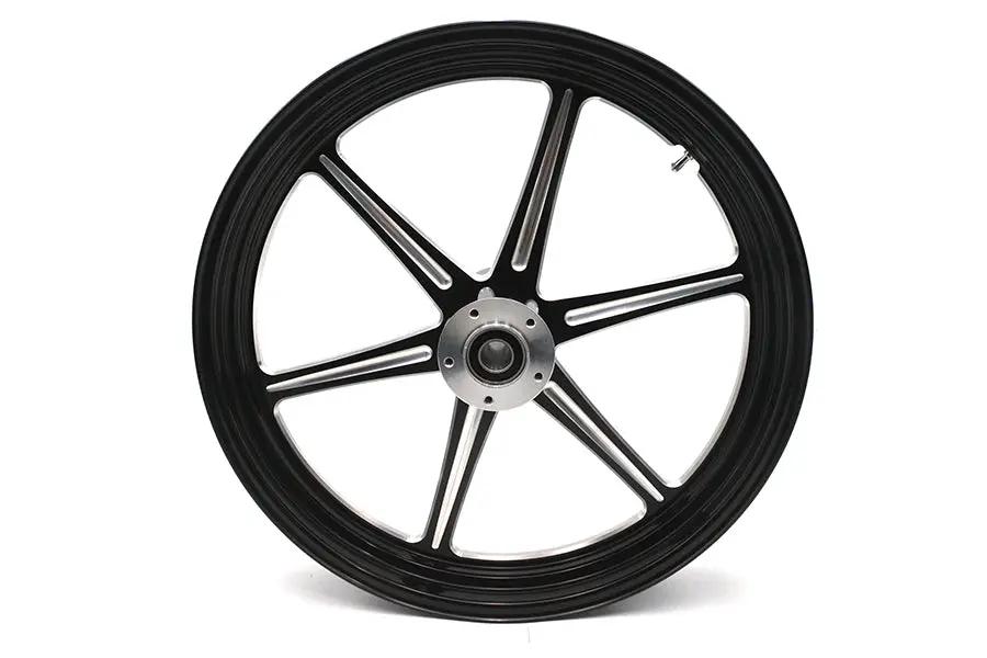 Ultima 37-929 21 Inch x 3.5 Inch Revolver Front Wheel Black Cut by Ultima
