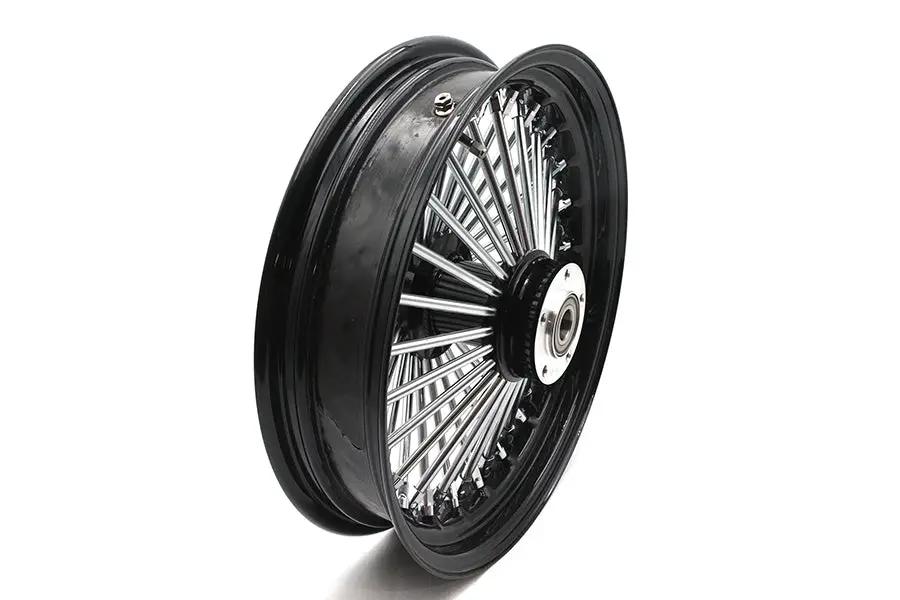 Ultima 16 inch x 3.5 inch King Spoke Rear Wheel in Black - Part Number 37-454 by Ultima
