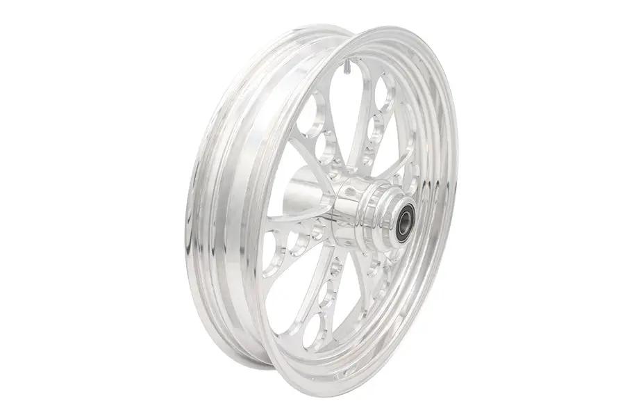 Ultima 18 Inch x 3.5 Inch Kool Kat Front Wheel Polished Aluminum, Part Number 37-615 by Ultima