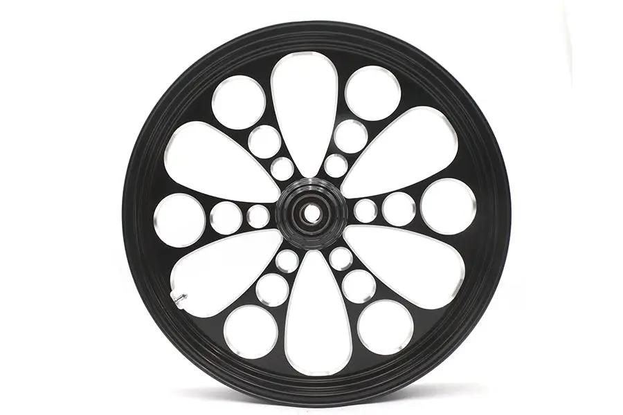 Ultima 37-644 Kool Kat Front Wheel – 21 Inch x 2.15 Inch Black Cut for 1 Inch Axle and 2000-up Brake Discs by Ultima