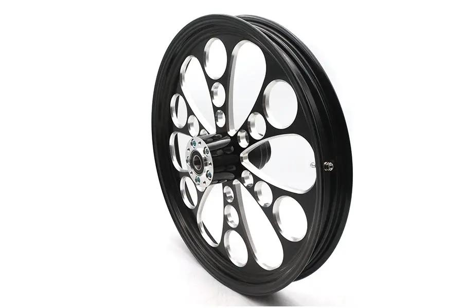Ultima 37-644 Kool Kat Front Wheel – 21 Inch x 2.15 Inch Black Cut for 1 Inch Axle and 2000-up Brake Discs by Ultima
