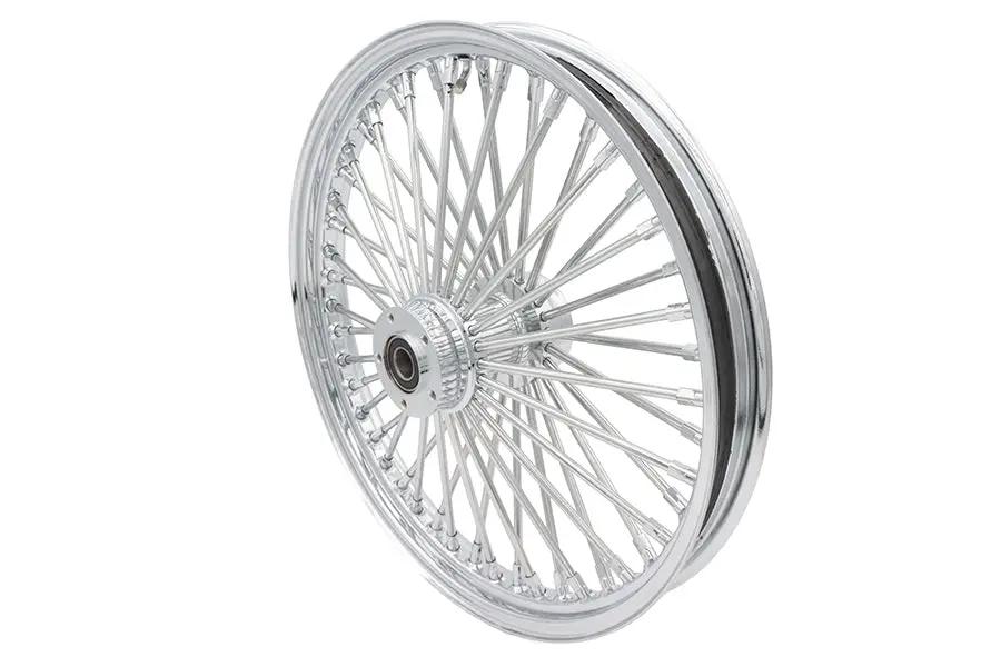 Ultima 37-501 21 inch x 2.15 inch King Spoke Front Wheel Chrome for 1 inch Axle and 2000-up Brake Disc by Ultima