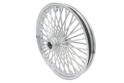 Ultima 37-501 21 inch x 2.15 inch King Spoke Front Wheel Chrome for 1 inch Axle and 2000-up Brake Disc by Ultima
