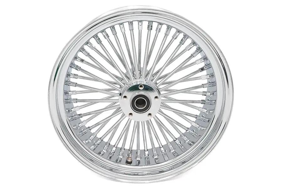 Ultima 17 Inch x 6.0 Inch King Spoke Rear Wheel Chrome (Part #37-546) by Ultima