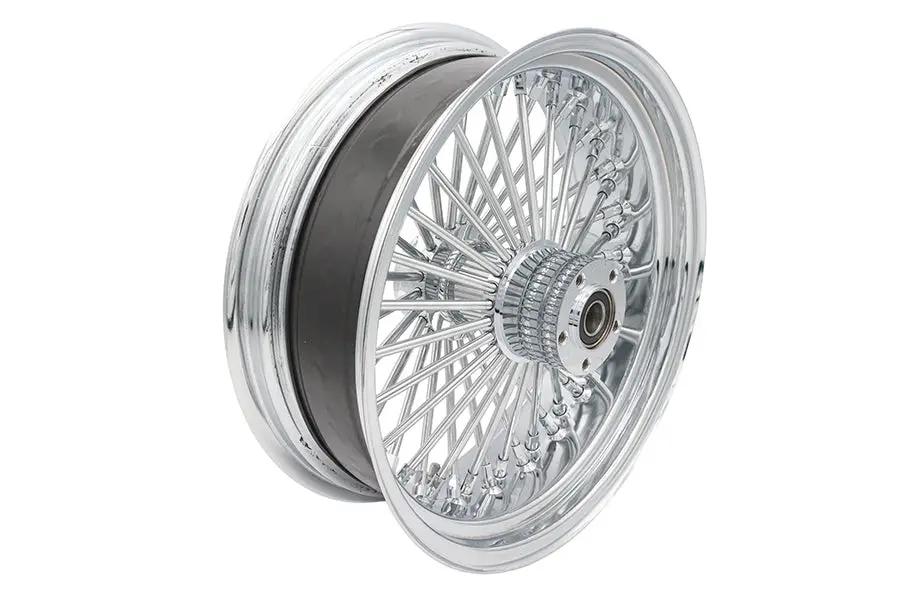 Ultima 17 Inch x 6.0 Inch King Spoke Rear Wheel Chrome (Part #37-546) by Ultima