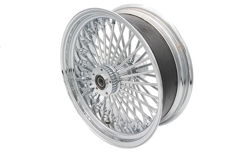 Ultima 17 Inch x 6.0 Inch King Spoke Rear Wheel Chrome (Part #37-546) by Ultima
