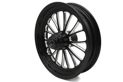 Ultima 37-670 Manhattan Front Wheel - 16 Inch x 3.5 Inch Black Cut by Ultima