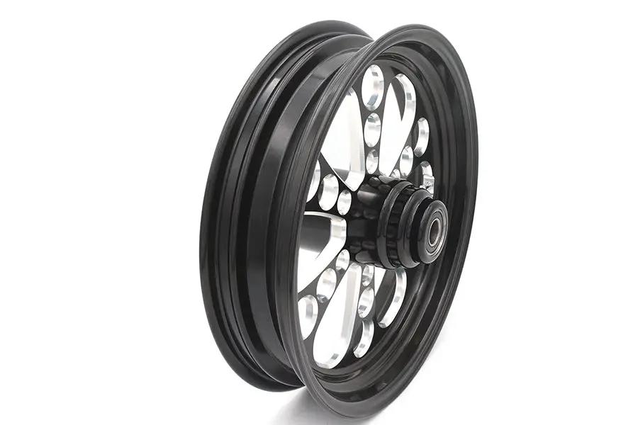 Ultima 37-650 16 Inch x 3.5 Inch Kool Kat Front Wheel in Black for 1 Inch Axle and 2000+ Brake Disc by Ultima