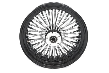 Ultima 37-539 16 Inch x 5.5 Inch King Spoke Rear Wheel Black/Chrome for 1 Inch Axle and 2000-up Brake Disc by Ultima
