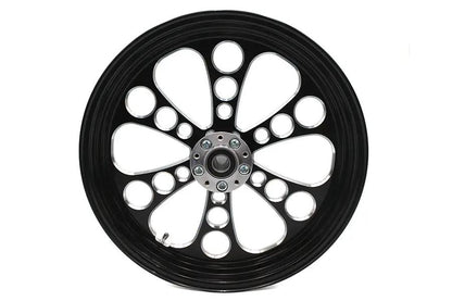 Ultima 37-648 Kool Kat Front Wheel - 18 Inch x 3.5 Inch Black Cut for 1 Inch Axle and 2000-up Brake Disc by Ultima