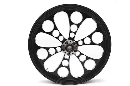 Ultima 37-645 Kool Kat Front Wheel - 21 Inch x 2.15 Inch Black Cut for 1 Inch Axle and 2000-Up Brake Disc by Ultima