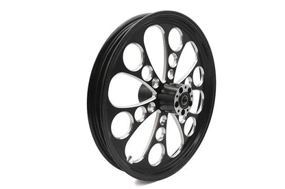 Ultima 37-645 Kool Kat Front Wheel - 21 Inch x 2.15 Inch Black Cut for 1 Inch Axle and 2000-Up Brake Disc by Ultima
