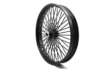 Ultima 37-567 30 Inch x 4.0 Inch King Spoke Front Wheel in Black for 1 Inch Axle and 2000-up Brake Disc by Ultima