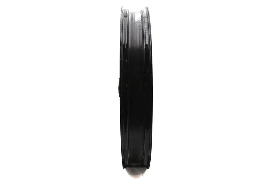 Ultima 37-567 30 Inch x 4.0 Inch King Spoke Front Wheel in Black for 1 Inch Axle and 2000-up Brake Disc by Ultima