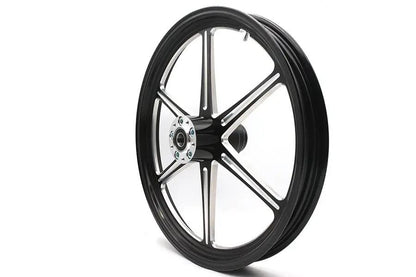 Ultima 37-930 21 inch x 2.15 inch Revolver Front Wheel Black Cut by Ultima