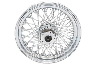 Ultima 16 inch x 3.0 inch Chrome Front Spoke Wheel for Harley Davidson FX Series by Ultima