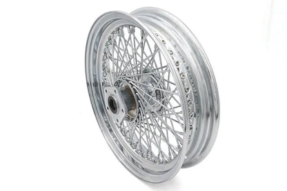 Ultima 16 inch x 3.0 inch Chrome Front Spoke Wheel for Harley Davidson FX Series by Ultima