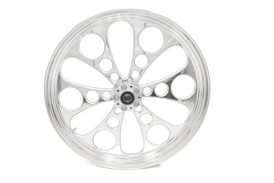 Ultima 37-611 23 Inch x 3.5 Inch Kool Kat Front Wheel Polished Aluminum by Ultima