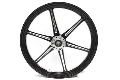 Ultima 37-931 21 Inch x 2.15 Inch Revolver Front Wheel in Black Cut Finish by Ultima