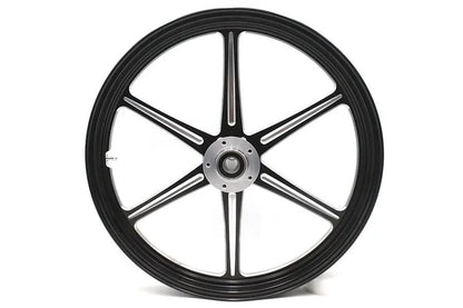 Ultima 37-931 21 Inch x 2.15 Inch Revolver Front Wheel in Black Cut Finish by Ultima