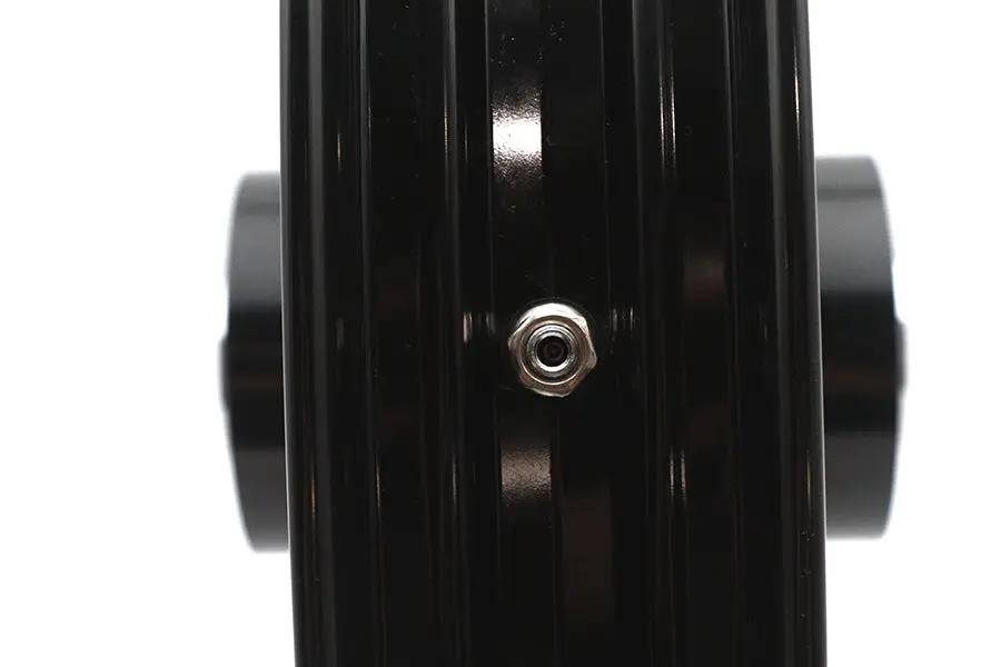 Ultima 37-931 21 Inch x 2.15 Inch Revolver Front Wheel in Black Cut Finish by Ultima
