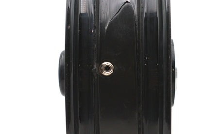 Ultima 37-535 16-Inch x 3.5-Inch King Spoke Front Wheel, Black and Chrome