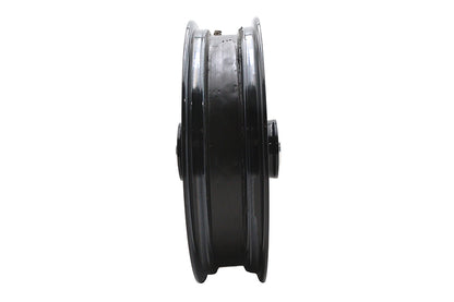 Ultima 37-537 16-Inch x 3.5-Inch King Spoke Front Wheel, Black and Chrome