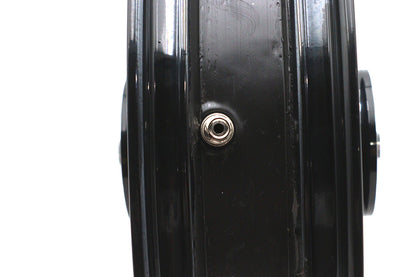 Ultima 37-537 16-Inch x 3.5-Inch King Spoke Front Wheel, Black and Chrome