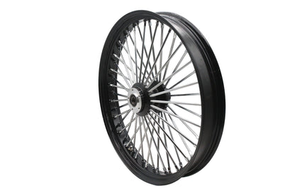 Ultima 37-541 26-Inch x 3.5-Inch King Spoke Front Wheel, Black/Chrome
