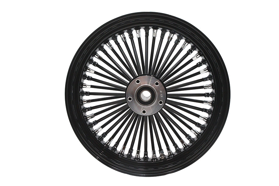 Ultima 16 x 3.5 Inch King Spoke Rear Wheel, Black - Part Number 37-727