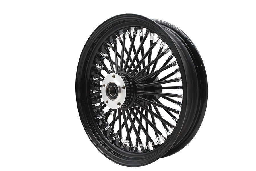 Ultima 16 x 3.5 Inch King Spoke Rear Wheel, Black - Part Number 37-727