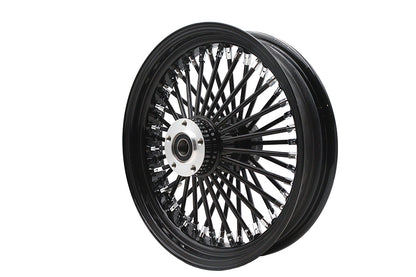 Ultima 16 x 3.5 Inch King Spoke Rear Wheel, Black - Part Number 37-727