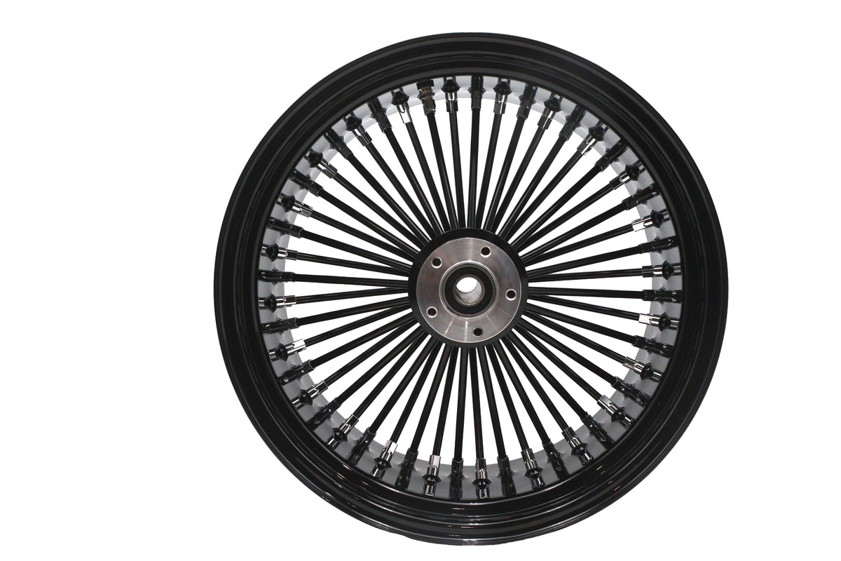 Ultima 37-730 18-Inch King Spoke Rear Wheel Assembly, 8.5-Inch Black Rim