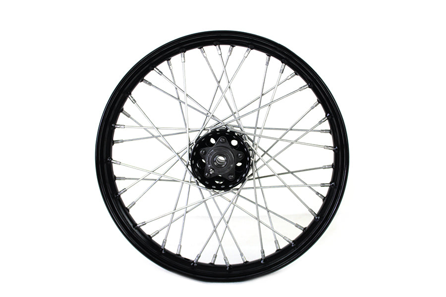 V-Twin 18 inch x 2.25 inch Replica F-H Trog Style Star Hub Wheel for Harley Davidson EL Models by V-Twin