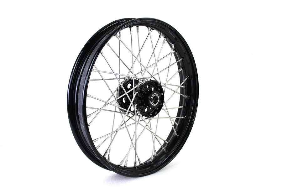 V-Twin 18 inch x 2.25 inch Replica F-H Trog Style Star Hub Wheel for Harley Davidson EL Models by V-Twin