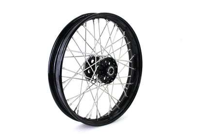 V-Twin 18 inch x 2.25 inch Replica F-H Trog Style Star Hub Wheel for Harley Davidson EL Models by V-Twin