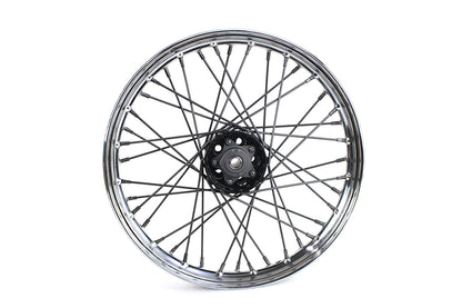 V-Twin 18 Inch x 2.25 Inch Replica F-H Trog Style Star Hub Wheel for Harley Davidson EL Models by V-Twin