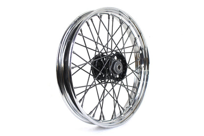 V-Twin 18 Inch x 2.25 Inch Replica F-H Trog Style Star Hub Wheel for Harley Davidson EL Models by V-Twin