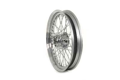 V-Twin 19 Inch x 2.5 Inch Replica Front Spoke Wheel for Harley Davidson FXD by V-Twin