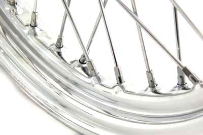 V-Twin 19 Inch x 2.5 Inch Replica Front Spoke Wheel for Harley Davidson FXD by V-Twin