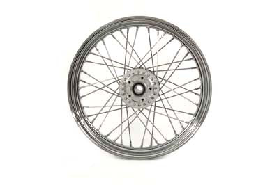 V-Twin 19 Inch x 2.50 Inch Replica Front Spoke Wheel for Harley Davidson FXD by V-Twin