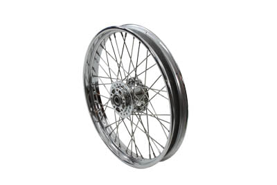 V-Twin 21 Inch x 2.15 Inch Replica Front Spoke Wheel for Harley Davidson FXD by V-Twin