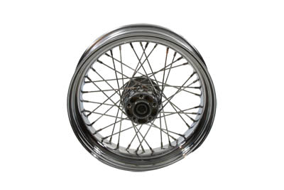 V-Twin 17 inch x 4.5 inch Rear Spoke Wheel for Harley Davidson FXD – Part Number 64562A by V-Twin