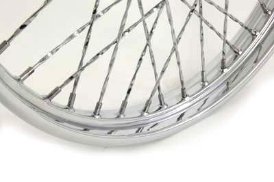 V-Twin 21 Inch x 2.15 Inch Front Spoke Wheel for Harley Davidson FXD (Part #64386) by V-Twin
