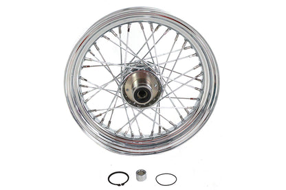 V-Twin 16 Inch x 3.00 Inch Replica Front Spoke Wheel for Harley Davidson FLST by V-Twin