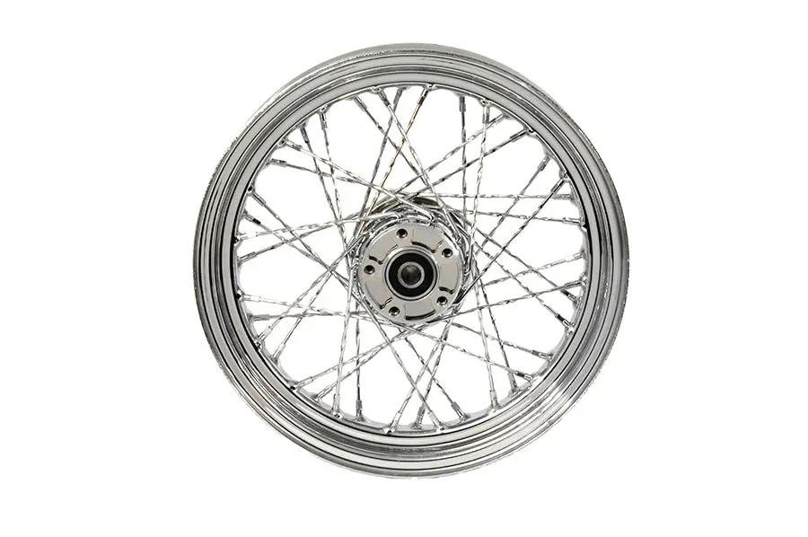 V-Twin 16 inch x 3.00 inch Front Spoke Wheel for Harley Davidson FLST and FLSTF Models by V-Twin