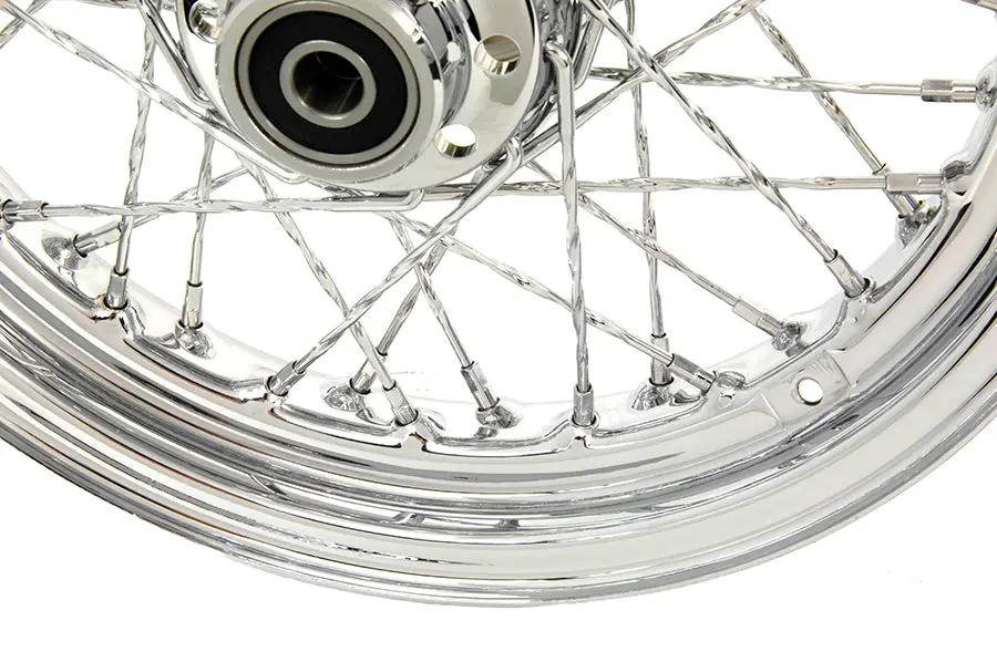 V-Twin 16 inch x 3.00 inch Front Spoke Wheel for Harley Davidson FLST and FLSTF Models by V-Twin