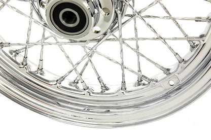 V-Twin 16 inch x 3.00 inch Front Spoke Wheel for Harley Davidson FLST and FLSTF Models by V-Twin