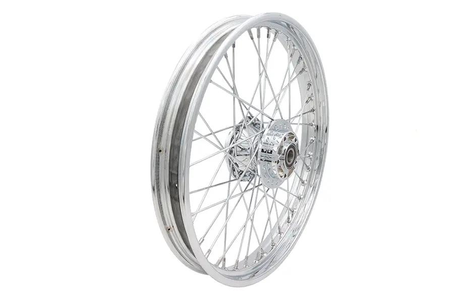 V-Twin 21 Inch x 2.15 Inch Replica Front Spoke Wheel for Harley Davidson FXD by V-Twin