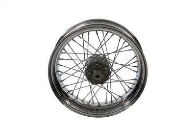 V-Twin 17 Inch x 4.5 Inch Replica Rear Spoke Wheel with 3/4 Inch Axle for Harley Davidson FX Models by V-Twin